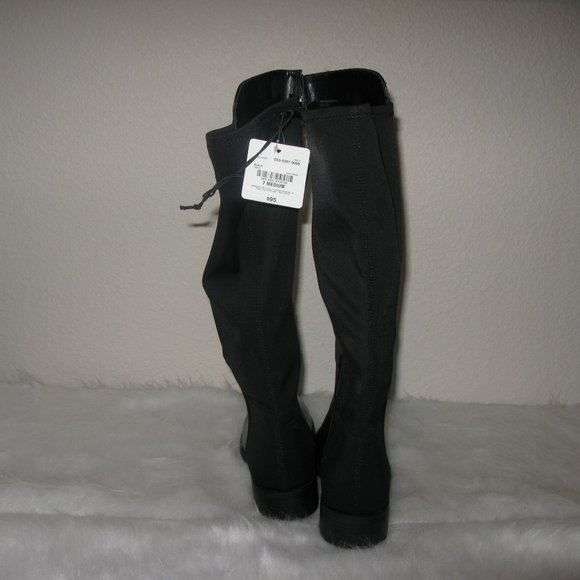 Worthington Black Over The Calf Boots Round Toe NWT - Picture 4 of 5